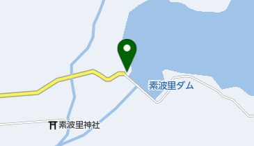 素波里湖の地図画像