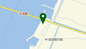 八郎潟残存湖の地図画像
