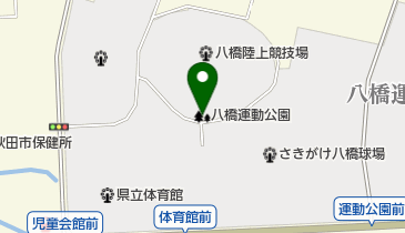 八橋運動公園の地図画像