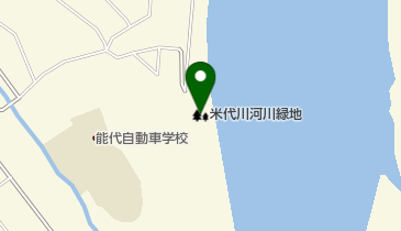 米代川河川緑地の地図画像
