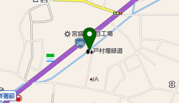 戸村堰緑道の地図画像