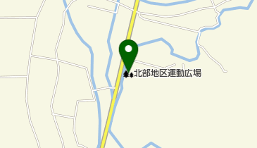 北部地区運動広場の地図画像