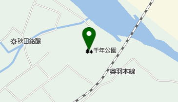 千年公園の地図画像