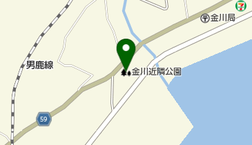 金川近隣公園の地図画像