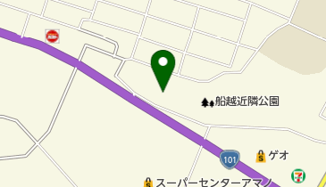 船越近隣公園の地図画像