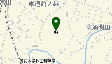 楢山明田近隣公園の地図画像