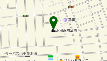 沼田近隣公園の地図画像