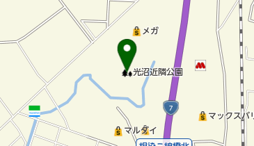 光沼近隣公園の地図画像