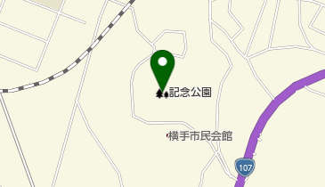 記念公園の地図画像