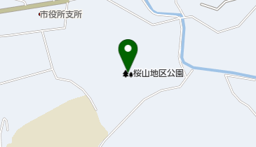 桜山地区公園の地図画像