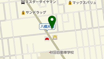 東北マツダ秋田本店ユーカーランドの地図画像