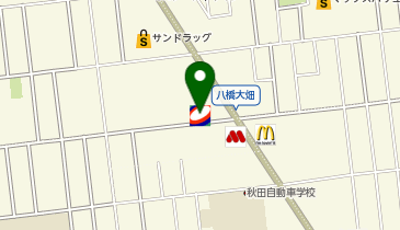 ニコニコレンタカー秋田八橋大畑店の地図画像
