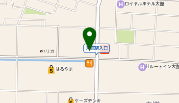 快活CLUB大館店の地図画像