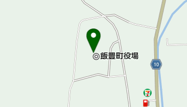 飯豊町役場の地図画像