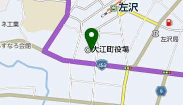 大江町役場の地図画像