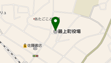 最上町役場の地図画像