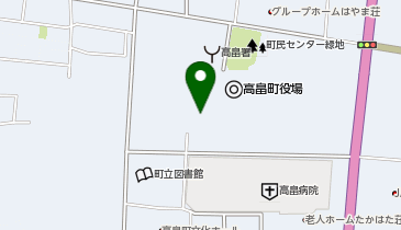 高畠町役場の地図画像