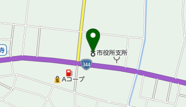 酒田市役所八幡総合支所の地図画像