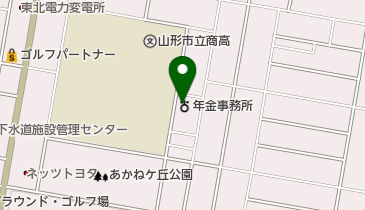 山形年金事務所の地図画像