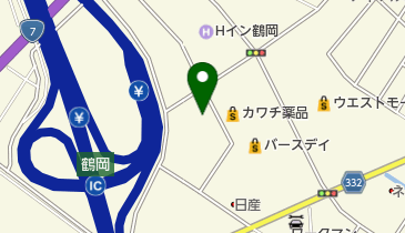 鶴岡市消防署の地図画像