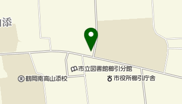 鶴岡市消防署櫛引分署の地図画像