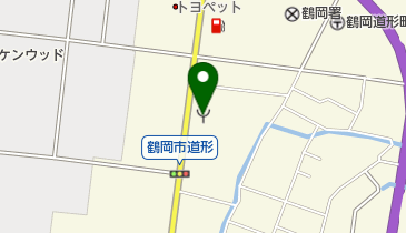 鶴岡市消防署北分署の地図画像