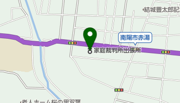 赤湯簡易裁判所の地図画像