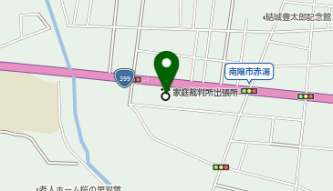 山形家庭裁判所赤湯出張所の地図画像