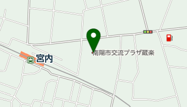 南陽市交流プラザ蔵楽の地図画像