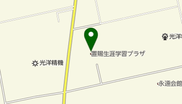 長井市置賜生涯学習プラザの地図画像