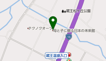 母と子に贈る日本の未来館の地図画像