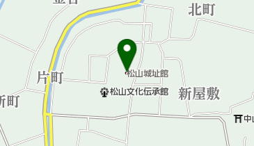 松山城址館の地図画像