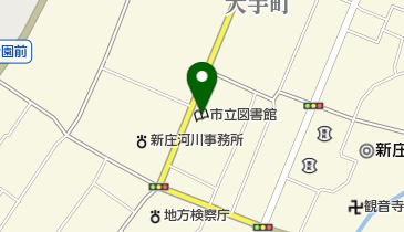 新庄市立図書館の地図画像