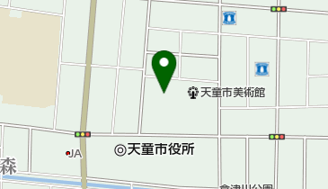 天童市立図書館の地図画像