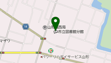 山形市立図書館霞城分館の地図画像