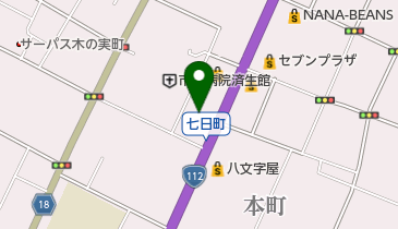 山形市立図書館中央分館の地図画像