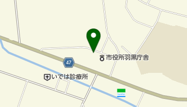 鶴岡市立図書館羽黒分館の地図画像