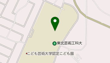 東北芸術工科大学図書館の地図画像