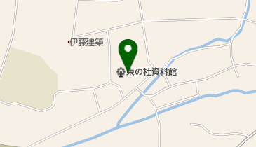 東根市東の杜資料館の地図画像