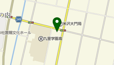 米沢織物歴史資料館の地図画像