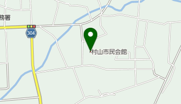 村山市民会館の地図画像