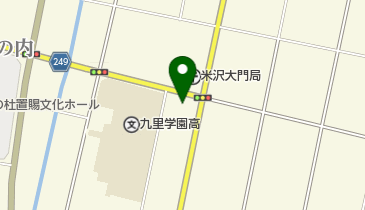 米織会館の地図画像