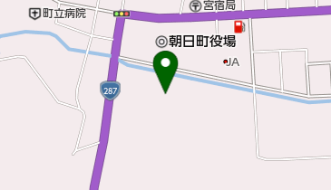 朝日町創遊館の地図画像