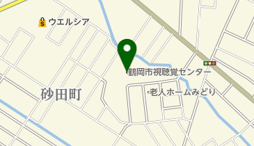 鶴岡市中央公民館の地図画像