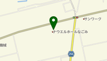 ナウエルホールなごみの地図画像