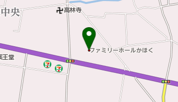 ファミリーホールかほくの地図画像