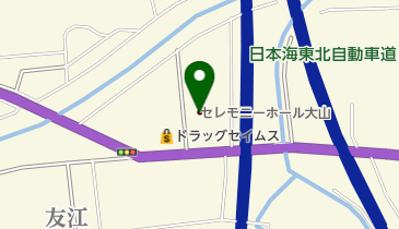 アークベル鶴岡支社セレモニーホール大山の地図画像