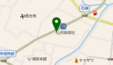 山形新聞社上山支社の地図画像