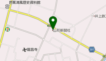 山形新聞社尾花沢支社の地図画像