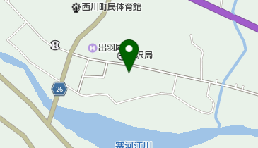 山形銀行西川支店の地図画像